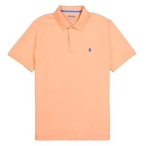 IZOD Cantaloupe Coral Stretch Advantage SportFlex Performance Polo Shirt Size XL